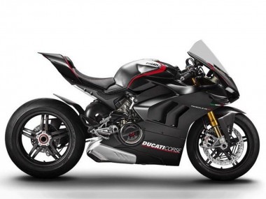 Comprar Carenados Moto Ducati Panigale V4 V4S 2020-2021 - Plata Rojo Negro Brillante Corse