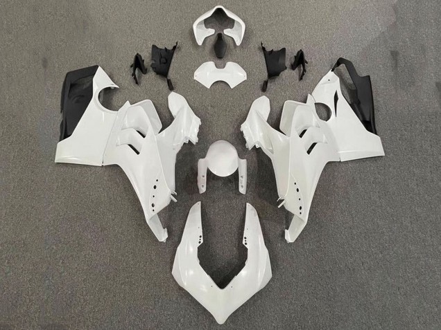 Comprar Carenados Moto Ducati Panigale V4 V4S 2020-2021 - Blanco Perla Negro Brillante