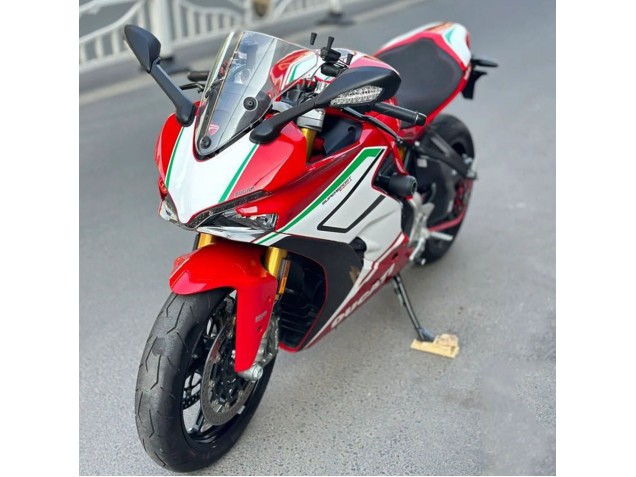 Comprar Carenados Moto Ducati Supersport 939/939S 2017-2022 - Rojo Blanco Verde Raya