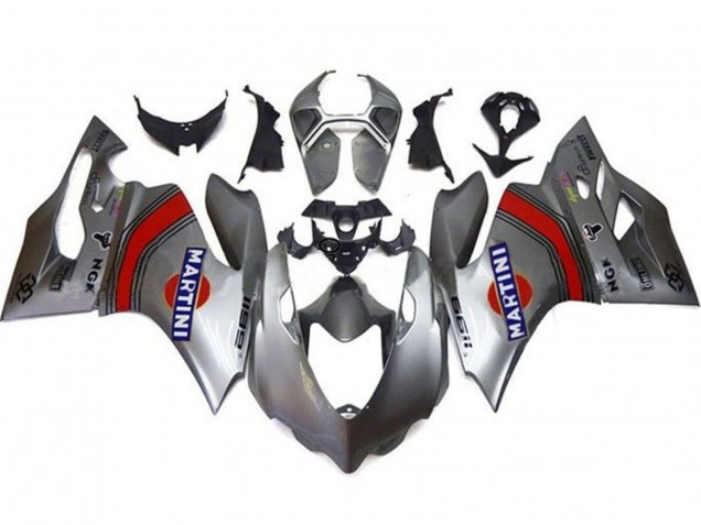 Comprar Carenados Moto Ducati Panigale 1199 2011-2014 - Plata Rojo Azul Martini