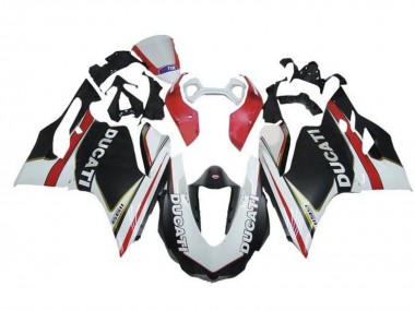 Comprar Carenados Moto Ducati Panigale 1199 2011-2014 - Blanco Rojo Negro Mate