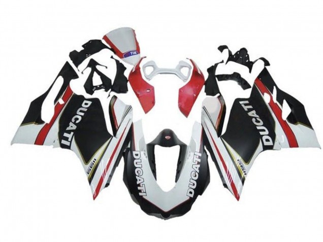 Comprar Carenados Moto Ducati Panigale 1199 2011-2014 - Blanco Rojo Negro Mate