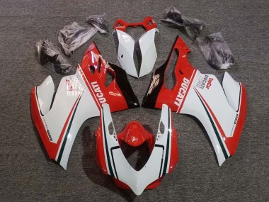 Comprar Carenados Moto Ducati Panigale 1199 2011-2014 - Blanco Rojo Verde Negro Brillante Corse