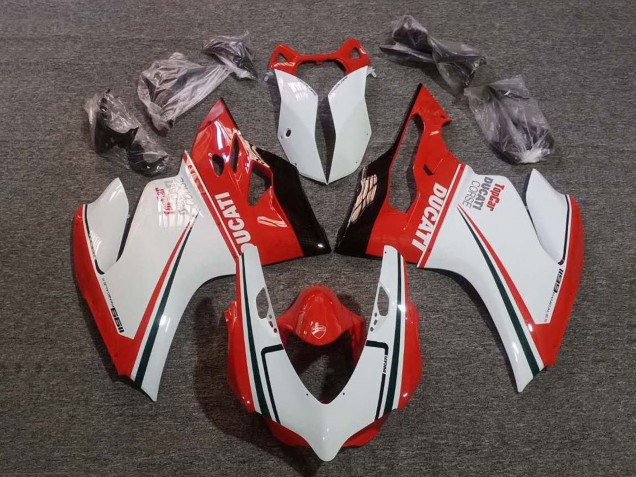 Comprar Carenados Moto Ducati Panigale 1199 2011-2014 - Blanco Rojo Verde Negro Brillante Corse