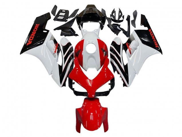 Comprar Carenado Moto Honda CBR1000RR 2004-2005 - Blanco Rojo Negro Brillante Raya