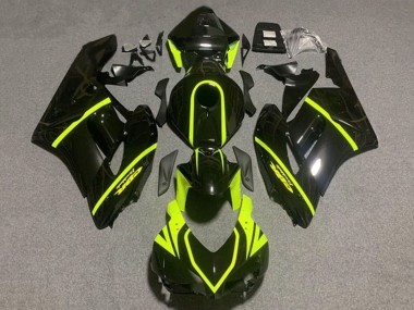 Comprar Carenados Moto Honda CBR1000RR 2004-2005 - Negro Brillante Alta Visibilidad Amarillo Raya