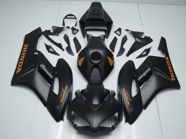 Comprar Carenados Moto Honda CBR1000RR 2004-2005 - Negro Mate Naranja Calcomanías