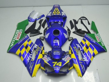 Comprar Carenados Moto Honda CBR1000RR 2004-2005 - Azul Amarillo Verde MoviStar