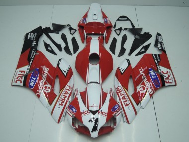 Comprar Carenados Moto Honda CBR1000RR 2004-2005 - Blanco Rojo Azul Negro Fiamm Ficc 7