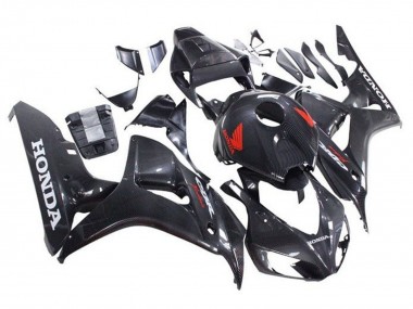 Comprar Carenados Moto Honda CBR1000RR 2006-2007 - Falso FibraCarbono Rojo Blanco