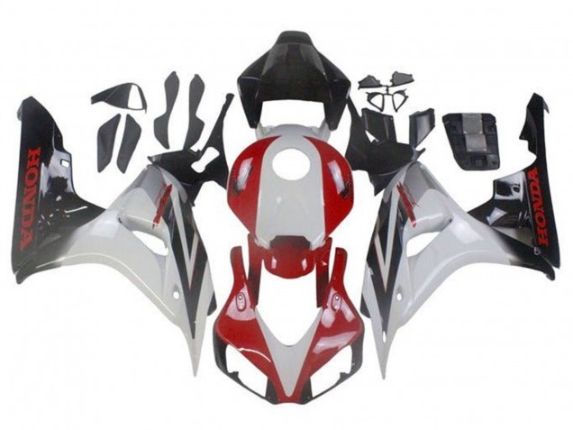 Comprar Carenados Moto Honda CBR1000RR 2006-2007 - Blanco Rojo Negro Brillante Fade