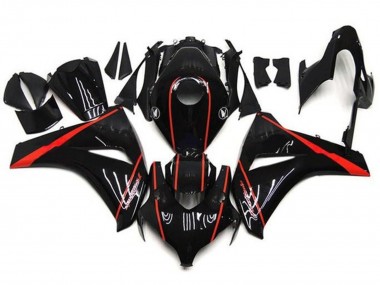 Comprar Carenados Moto Honda CBR1000RR 2008-2011 - Negro Brillante Rojo Raya