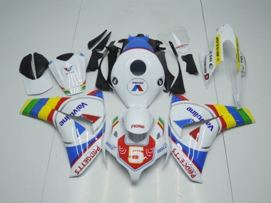 Comprar Carenados Moto Honda CBR1000RR 2008-2011 - Blanco Azul Rojo ValvoLínea RuedaColores