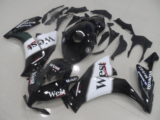 Comprar Carenados Moto Honda CBR1000RR 2012-2016 - Negro Brillante Blanco West