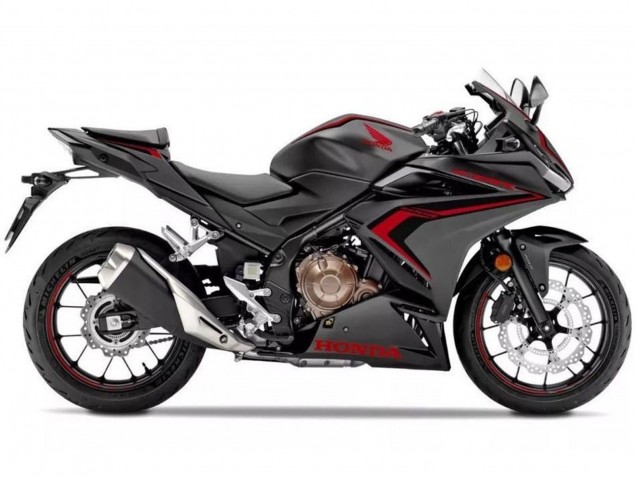 Comprar Carenados Moto Honda CBR500R 2019-2021 - Negro Mate Rojo Negro