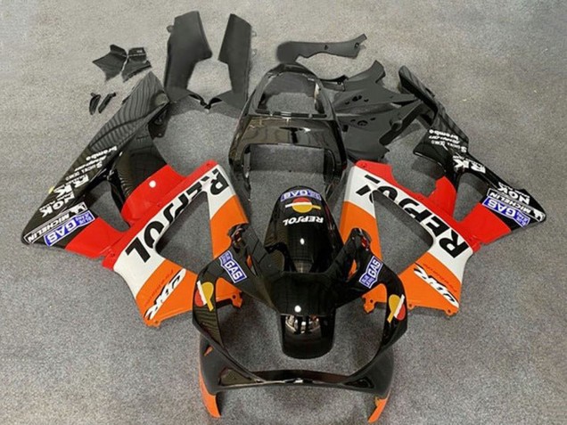 Comprar Carenados Moto Honda CBR900RR 929 2000-2001 - Naranja Blanco Rojo Negro Brillante Repsol