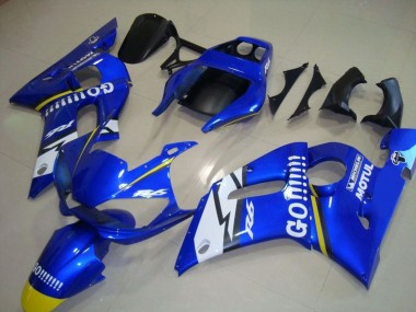 Comprar Carenados Moto Yamaha YZF R6 1998-2002 - Azul Blanco Amarillo Go Motul