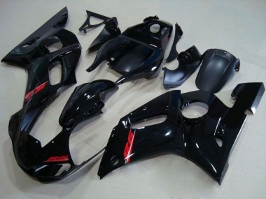 Comprar Carenados Moto Yamaha YZF R6 1998-2002 - Negro Brillante Rojo Calcomanía