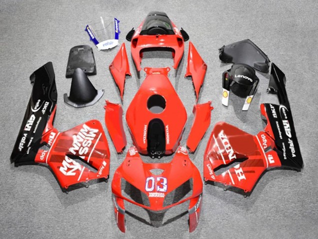 Comprar Carenados Moto Honda CBR600RR 2005-2006 - Rojo Negro Blanco 03