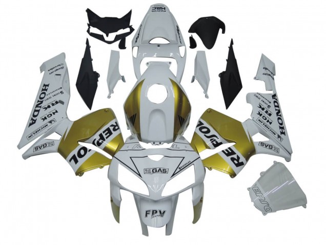 Comprar Carenados Moto Honda CBR600RR 2005-2006 - Blanco Oro Repsol