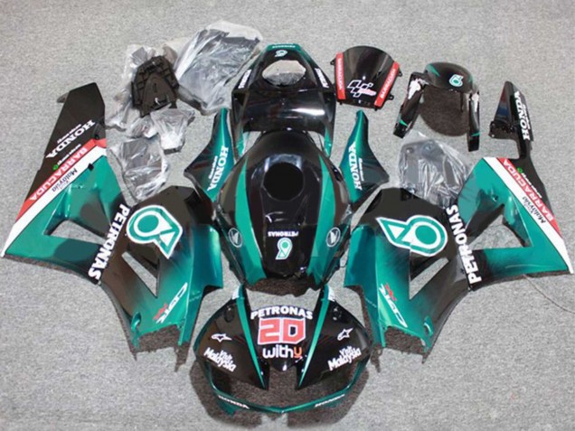 Comprar Carenados Moto Honda CBR600RR 2013-2023 - Azul Verdoso Negro Brillante Petronas 20