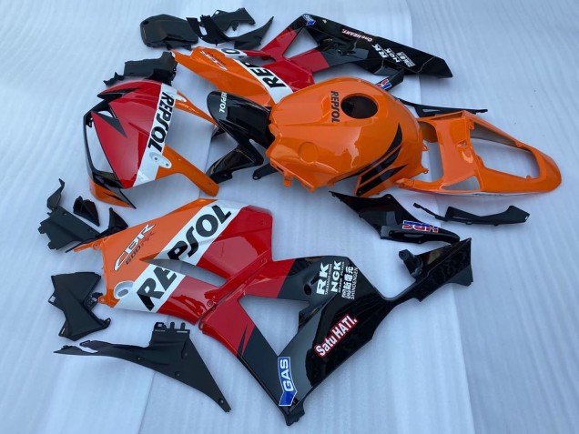 Comprar Carenado Moto Honda CBR600RR 2013-2023 - Naranja Blanco Rojo Negro Brillante Repsol
