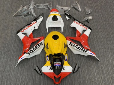 Comprar Carenados Moto Honda CBR600RR 2007-2008 - Amarillo Blanco Rojo Negro Brillante Repsol HRC