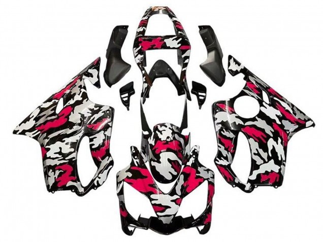 Comprar Carenados Moto Honda CBR600 F4i 2001-2003 - Negro Rojo Gris Camouflage