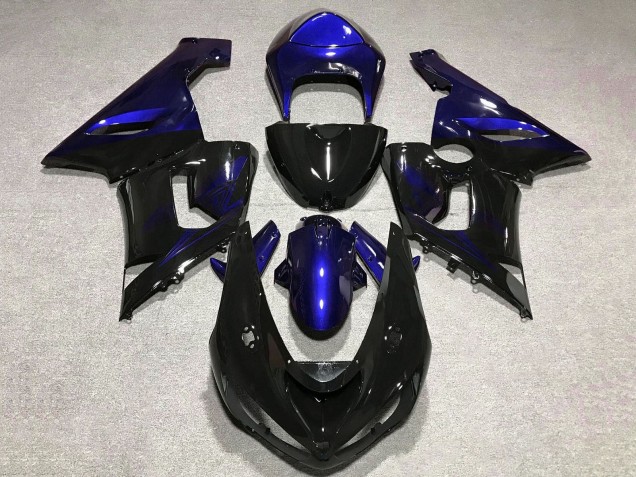 Comprar Carenado Moto Kawasaki ZX6R 2005-2006 - Azul Negro Brillante