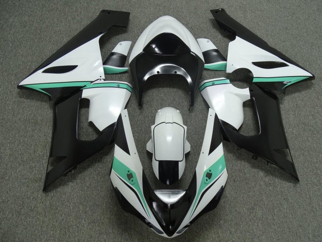 Comprar Carenados Moto Kawasaki ZX6R 2005-2006 - Blanco Negro Verde