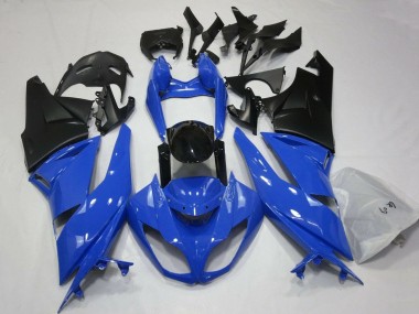 Comprar Carenados Moto Kawasaki ZX6R 2007-2008 - Azul Negro Negro Mate