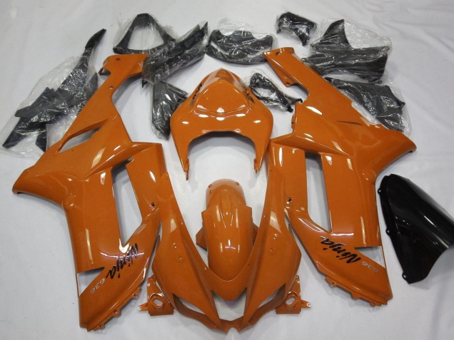 Comprar Carenado Moto Kawasaki ZX6R 2007-2008 - Naranja Negro