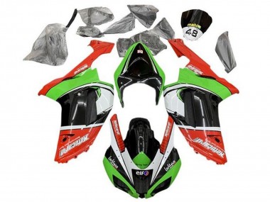 Comprar Carenados Moto Kawasaki ZX6R 2007-2008 - Rojo Verde Negro Blanco