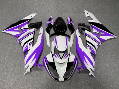 Comprar Carenados Moto Kawasaki ZX6R 2009-2012 - Blanco Púrpura Negro