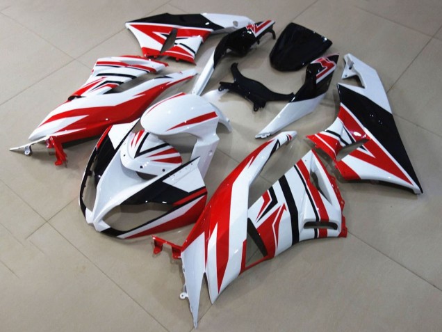 Comprar Carenados Moto Kawasaki ZX6R 2009-2012 - Blanco Rojo Negro