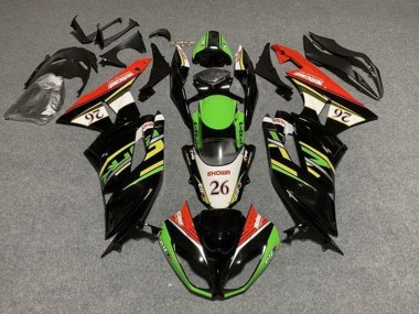 Comprar Carenados Moto Kawasaki ZX6R 2009-2012 - Verde Negro Brillante Blanco Rojo Showr 26
