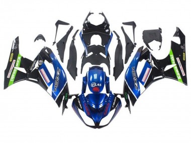 Comprar Carenados Moto Kawasaki ZX6R 2009-2012 - Azul Negro Brillante Rojo Verde