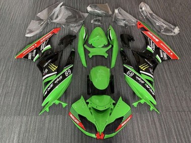 Comprar Carenados Moto Kawasaki ZX6R 2009-2012 - Verde Negro Brillante Rojo Amarillo Monstruo Motocard