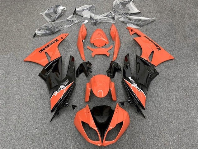 Comprar Carenado Moto Kawasaki ZX6R 2009-2012 - Naranja Negro Brillante