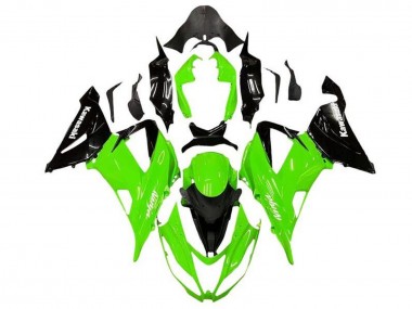 Comprar Kits Carenado Moto Kawasaki ZX6R 2013-2018 - Verde Negro Brillante