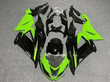 Comprar Carenados Moto Kawasaki ZX6R 2013-2018 - Verde Claro Negro Brillante