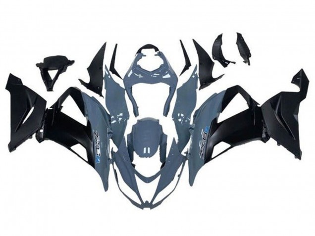 Comprar Carenados Moto Kawasaki ZX6R 2013-2018 - Gris Negro Mate