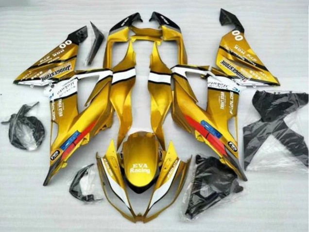 Comprar Carenados Moto Kawasaki ZX6R 2013-2018 - Oro Blanco Negro
