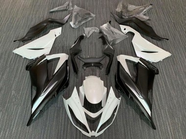 Comprar Kits Carenado Moto Kawasaki ZX6R 2013-2018 - Blanco Negro Mate