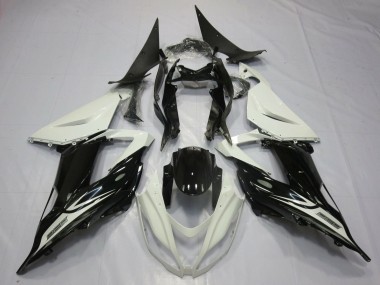 Comprar Carenados Moto Kawasaki ZX6R 2013-2018 - Blanco Perla Negro Brillante