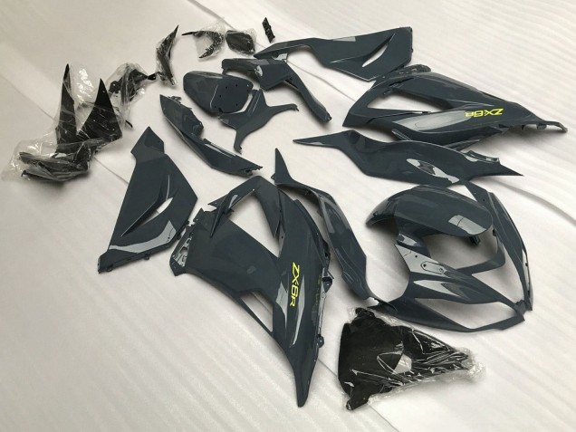 Comprar Carenados Moto Kawasaki ZX6R 2013-2018 - Gris Oscuro Amarillo