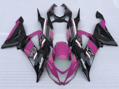 Comprar Carenados Moto Kawasaki ZX6R 2013-2018 - Rosa Negro Blanco
