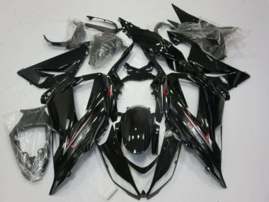 Comprar Carenados Moto Kawasaki ZX6R 2013-2018 - Negro Brillante Plata Rojo