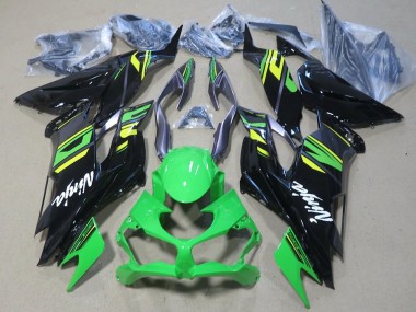 Comprar Carenados Moto Kawasaki ZX6R 2019-2022 - Verde Amarillo Negro Brillante