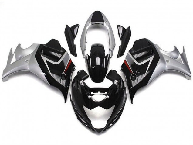 Comprar Carenados Moto Suzuki GSX650F 2008-2013 - Negro Brillante Plata